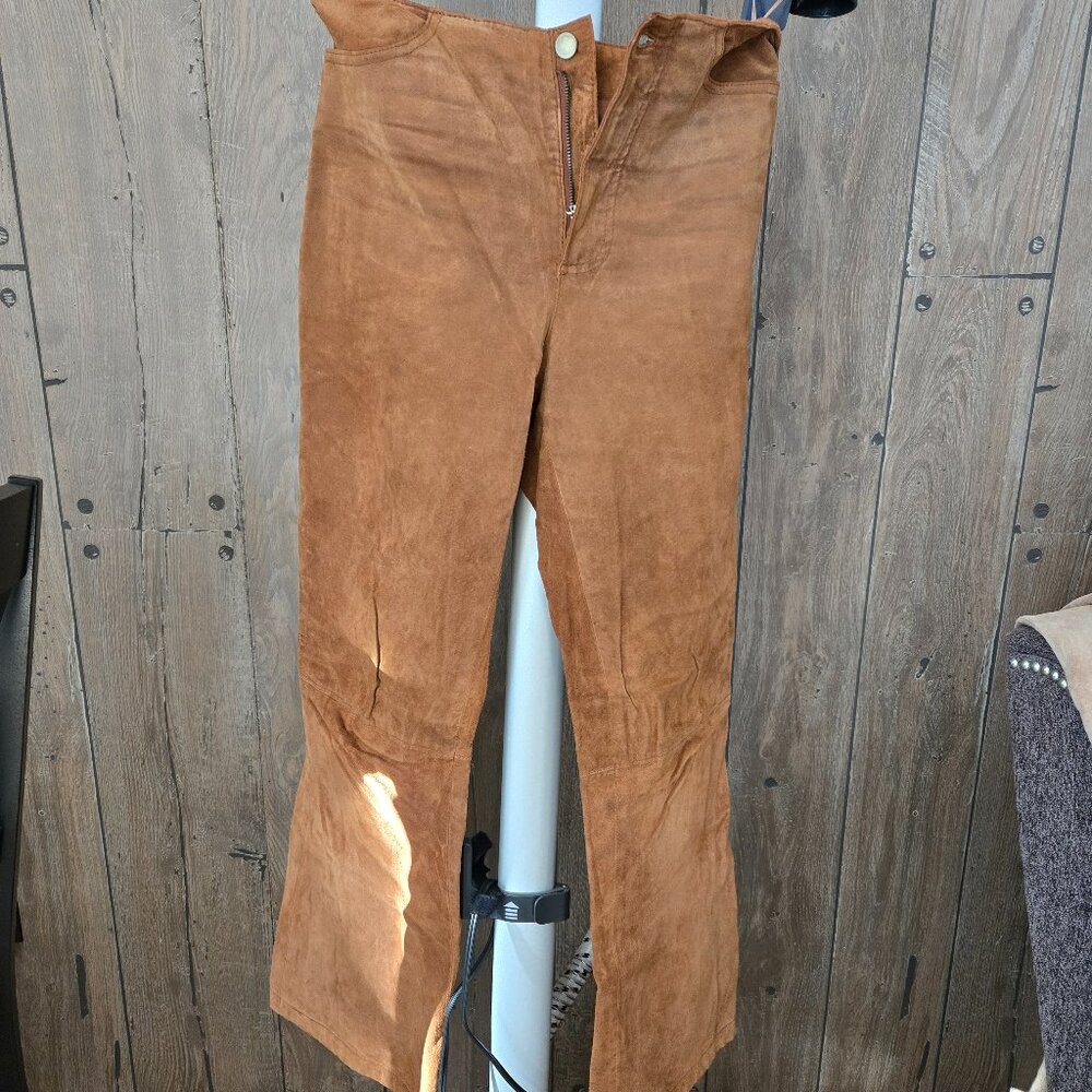 Vintage Mossimo Size 8 Suede Pants